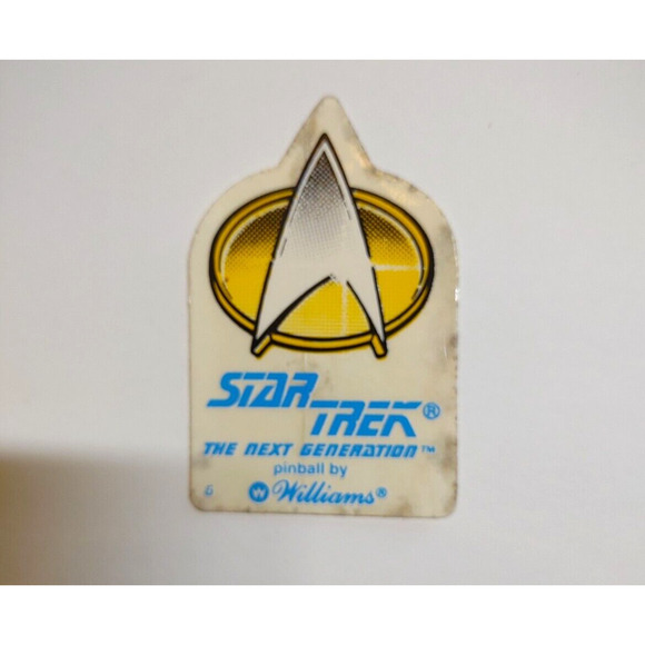 Star Trek The Next Generation Pinball Decal Sticker Promo Original Vintage - Picture 5 of 6